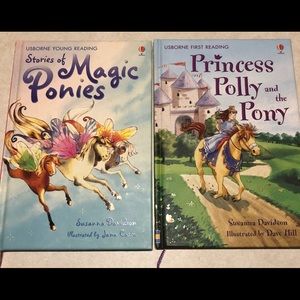 Usborne Hardcover Books-Ponies-Set of 2
